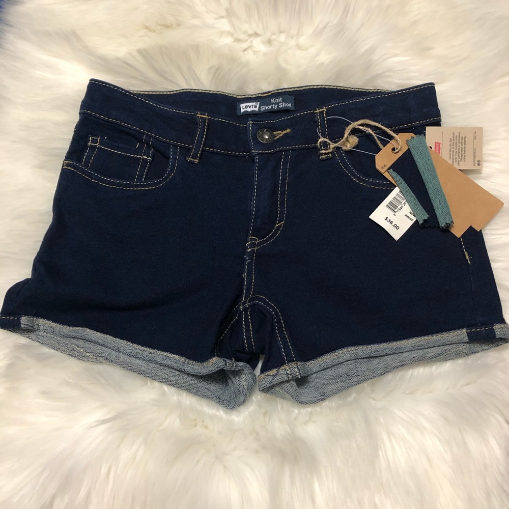 NWT Levi’s 12 girls regular knit shorty short